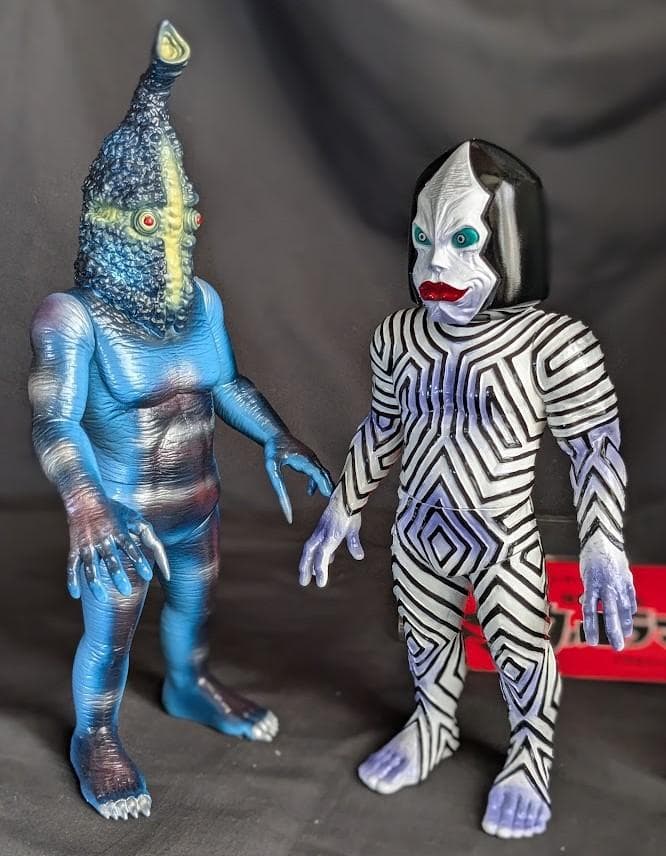 楳図かずお版ケムール人＆ダダ（フューチャーモデルズ／アート・ストーム）２体セット