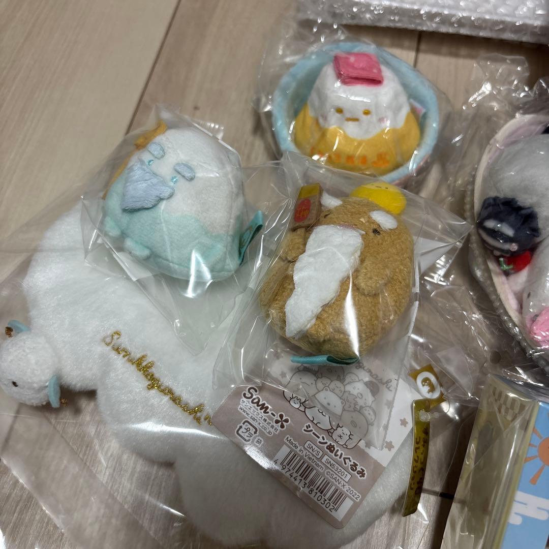 すみっコぐらし　たぴがとう　他　てのりぬいぐるみ