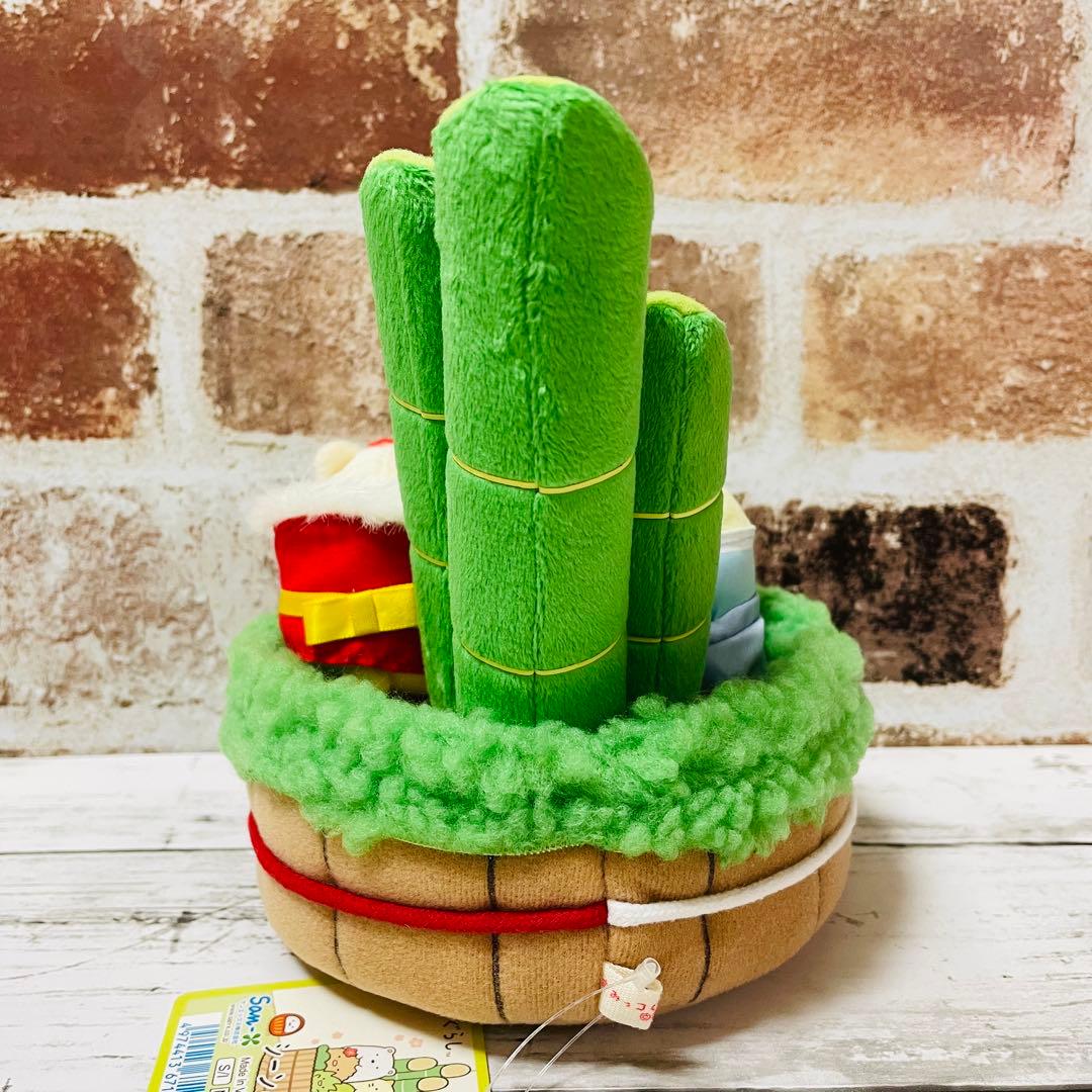 すみっコぐらし　シーンぬいぐるみ　門松　お正月　ぺんぎん？　ねこ