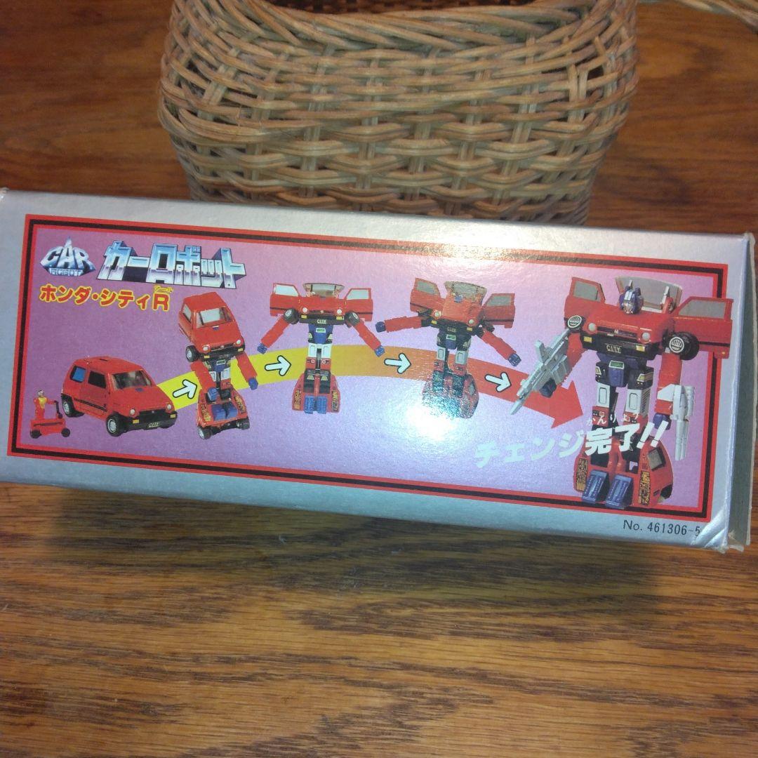 昭和レトロ　希少　ダイアクロン　HONDA CITY-R No.6 カーロボット