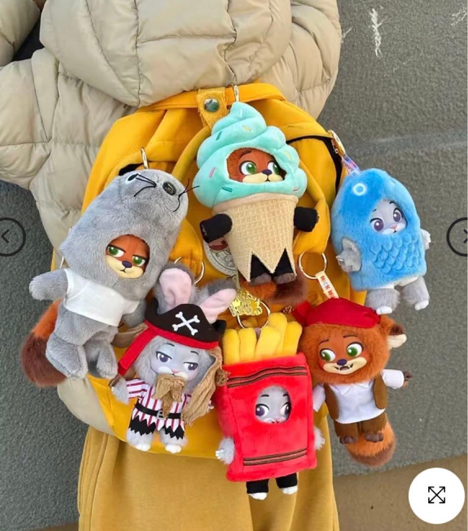 ズートピア2 ベスト・アンダーカバー ぬいぐるみ　フィギュア ブラインドボックス