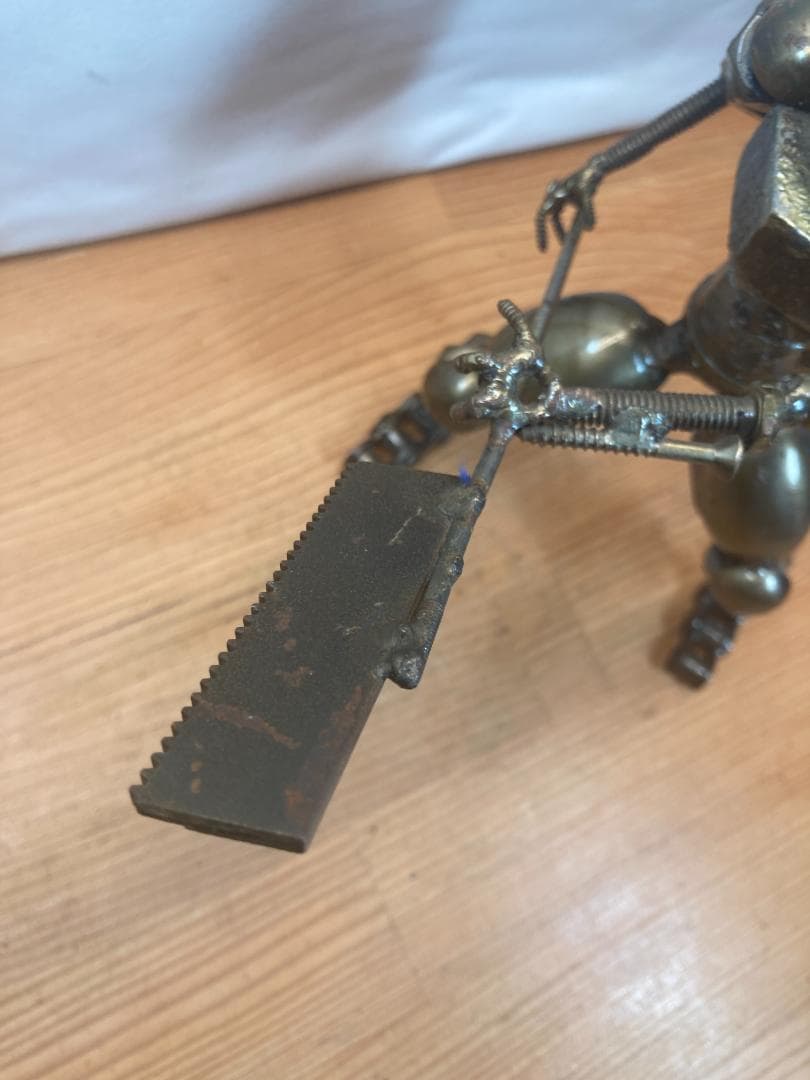 鉄のオブジェ 海外製 アート 人形 (2)