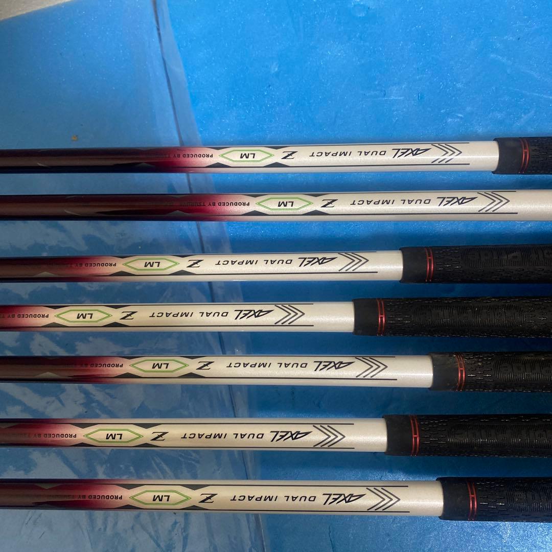 ゴルフクラブTSURUYA AXEL DUAL IMPACT Z LM 7本