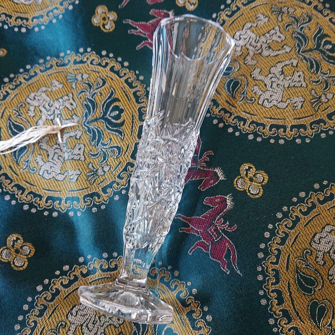KAMEI CRYSTAL クリスタル花瓶 日本製一輪挿し