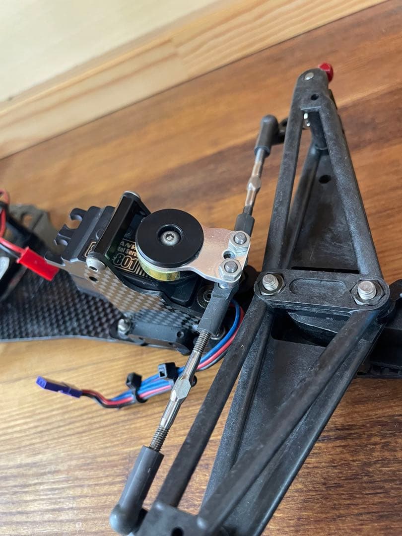 ラジコン F1 タミヤ F103 カーボンシャーシ　アルミモーターマウント