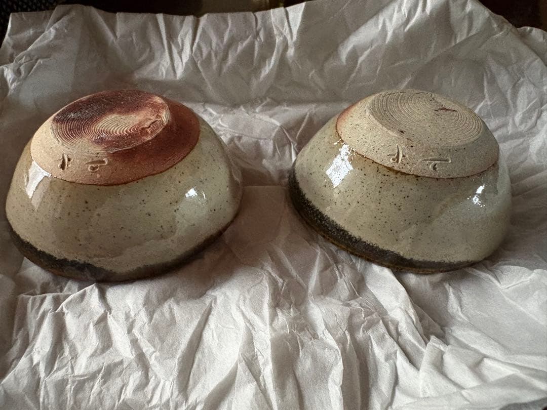 【未使用品】越中瀬戸焼　釋永由紀夫　雷鳥徳利　御猪口セット