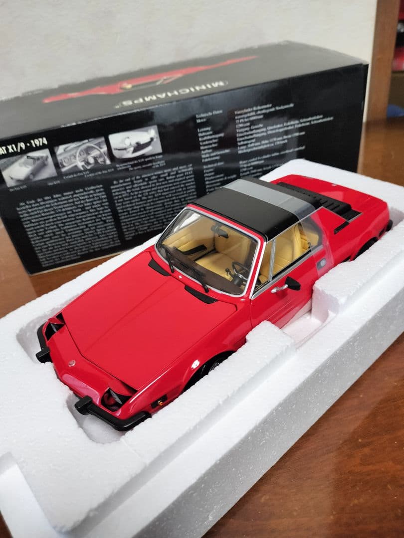 ミニ.チャップス1/18フィアットＸ1/9　1974（レッド）