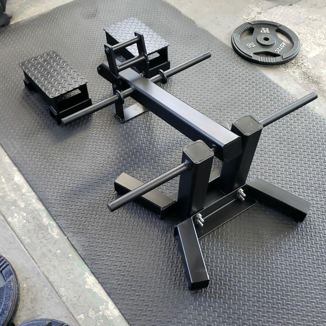 ミニベルトスクワットマシン　トレーニング　フイットネス　プレート２８mm