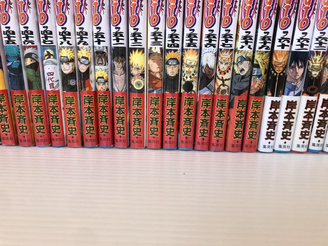 良品　ナルト　全巻　初版　帯　フルコンプ　マンガ　冊子　ジャンパラ　ジャンプ