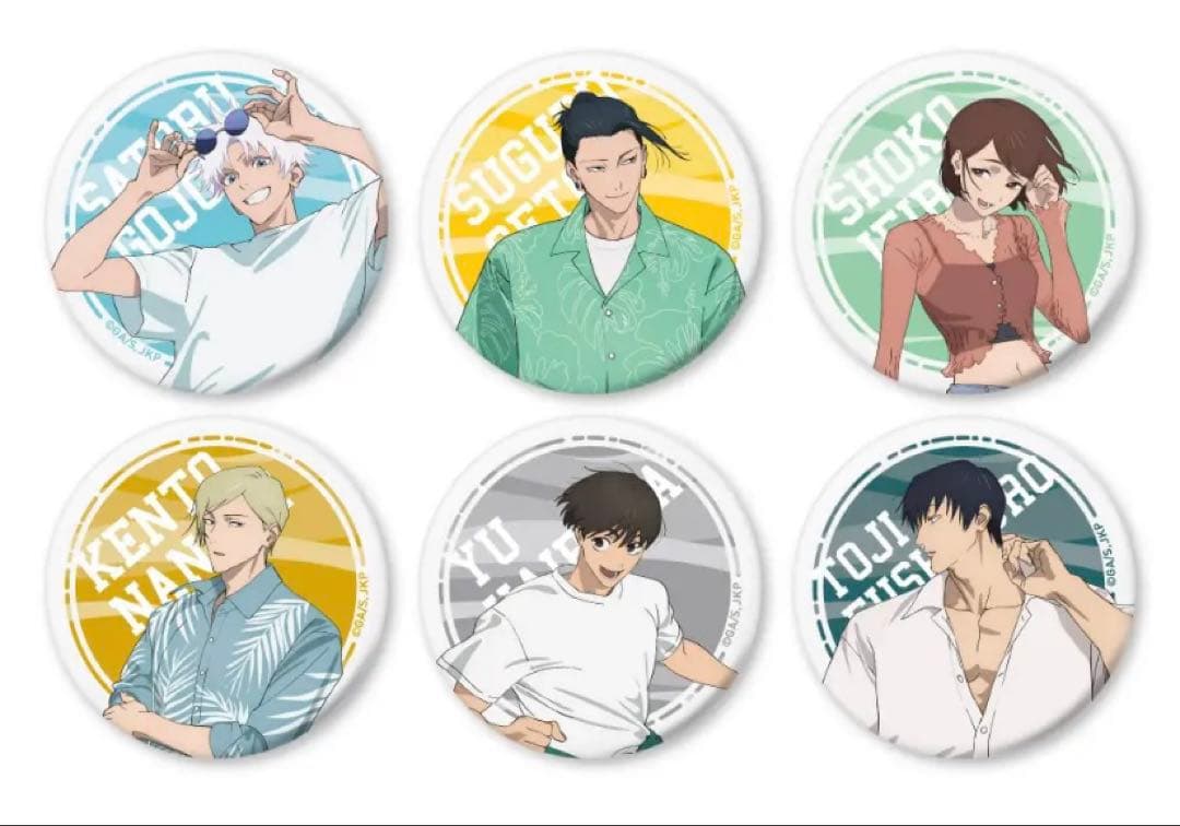 呪術廻戦カフェ　懐玉・玉折　缶バッジ　未開封　100個