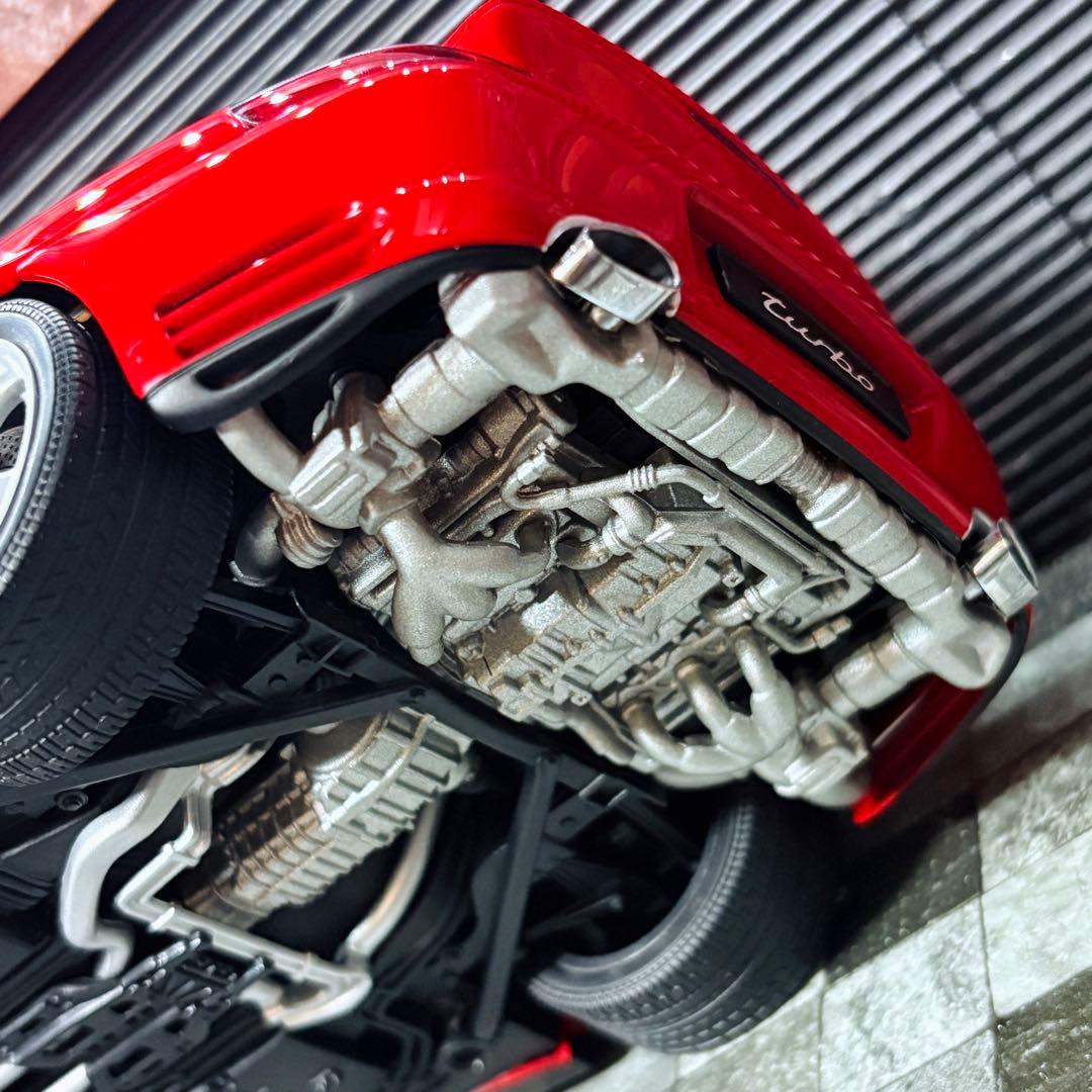 エンブレム加工品 1/18 AUTOart ポルシェ 911 (996) ターボ