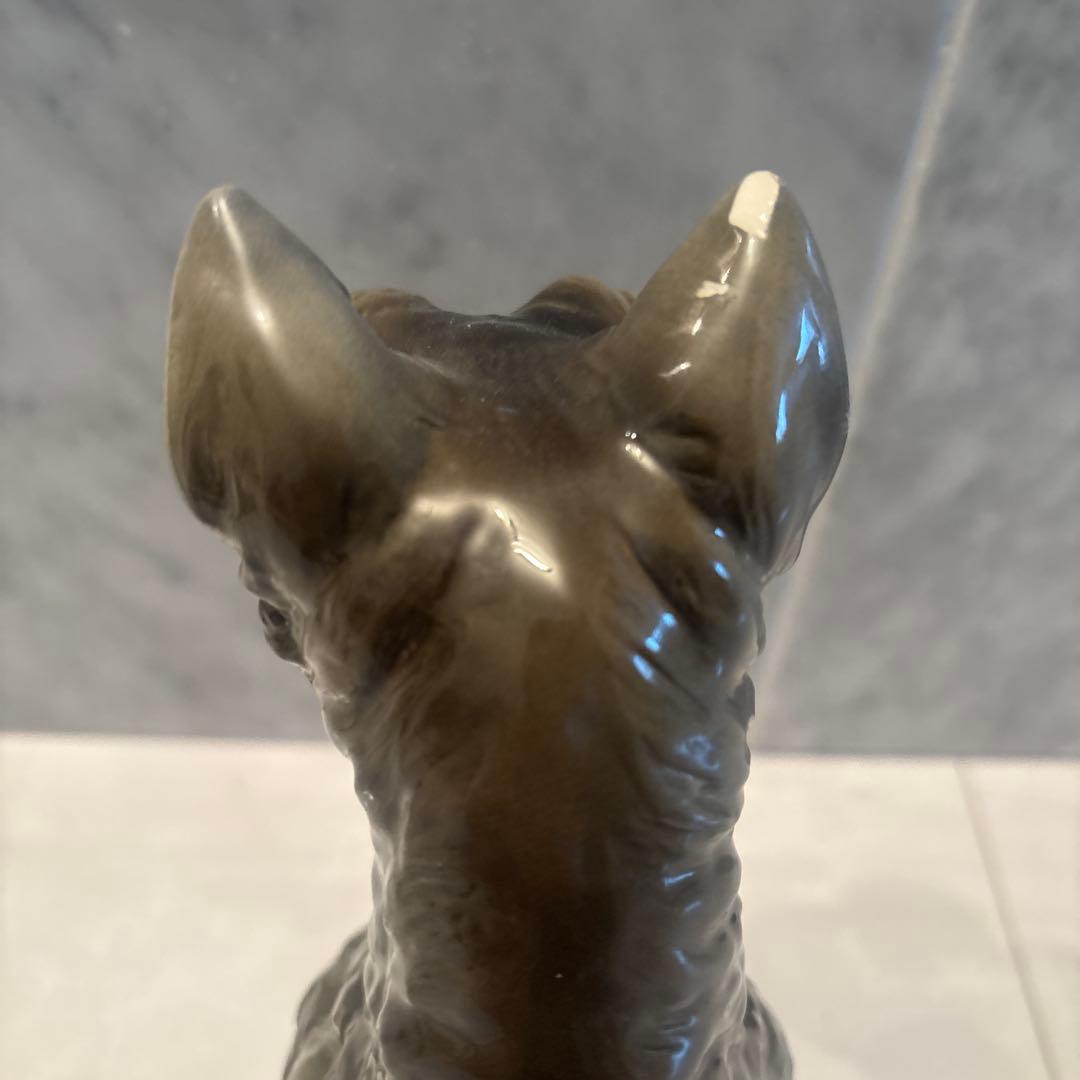 アメリカ1970-80年代ヴィンテージ生きているように美しい瞳で凛と佇む犬