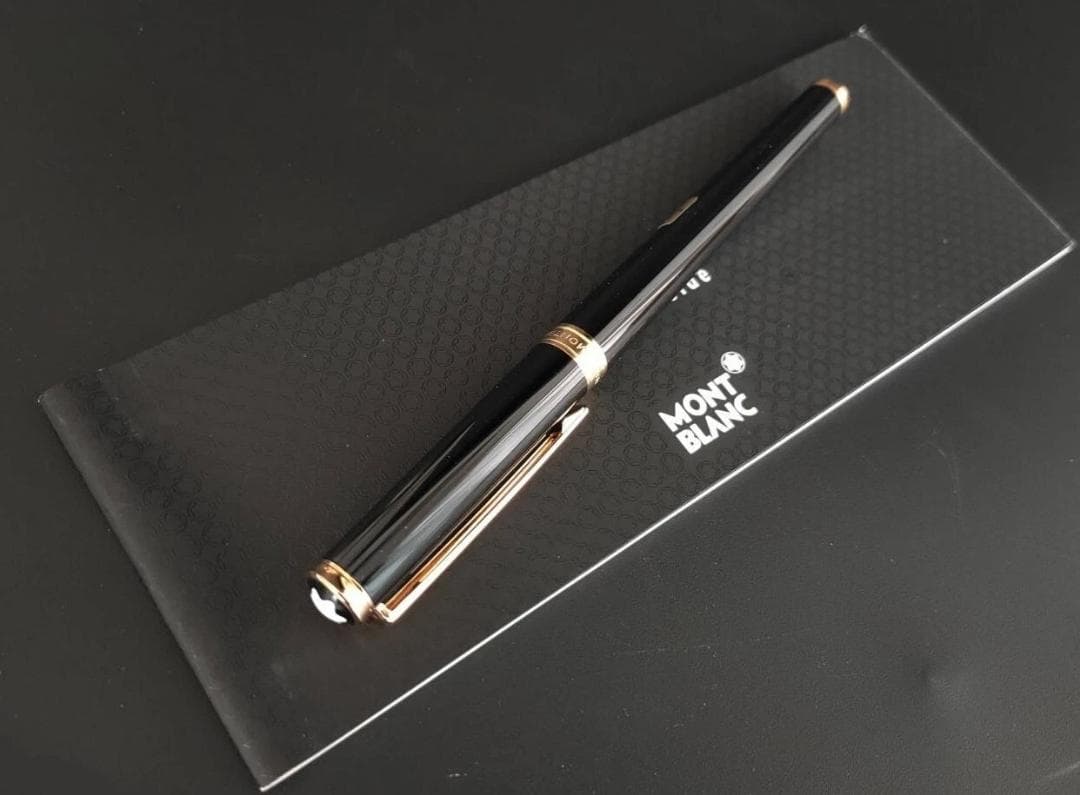 新品同様 モンブラン ノブレスオブリージュ 14K585　ゴールド　万年筆　箱付