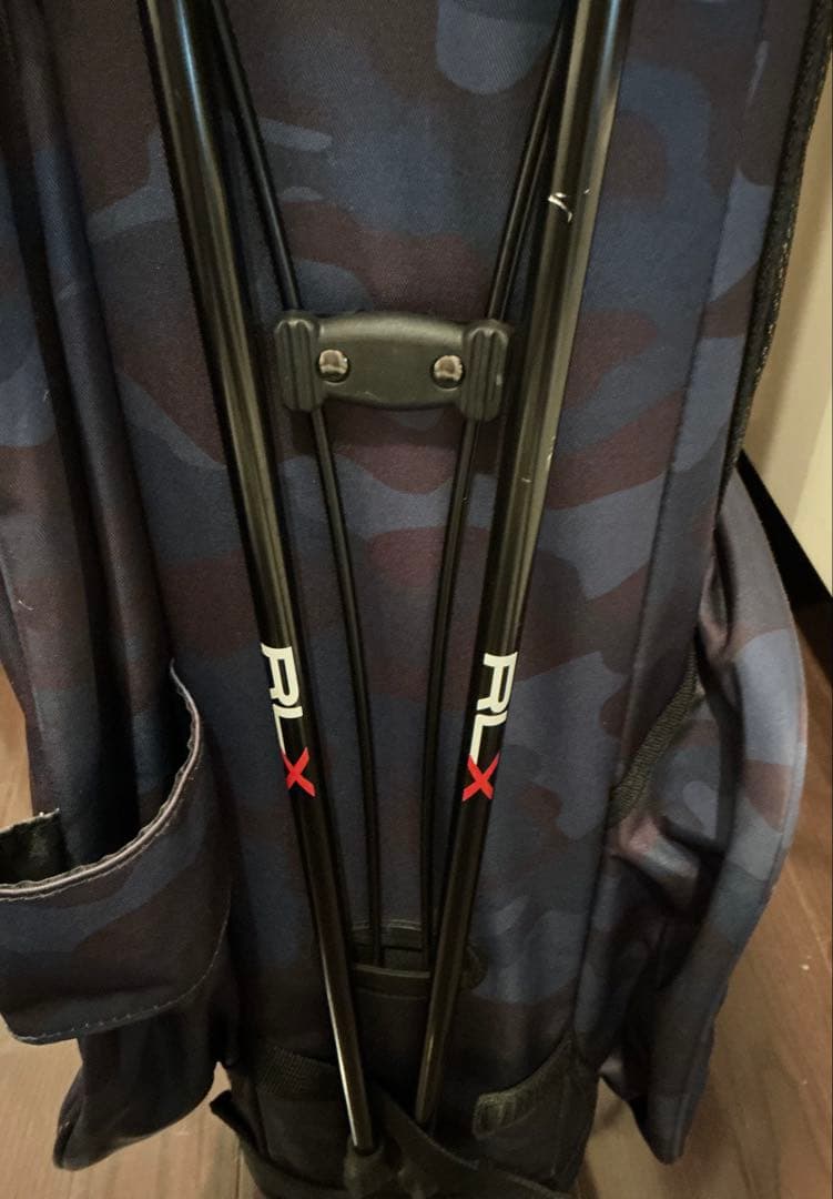 RLX POLO GOLF ポロゴルフ スタンドキャディバッグ ネイビー迷彩柄