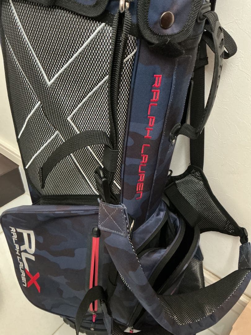 RLX POLO GOLF ポロゴルフ スタンドキャディバッグ ネイビー迷彩柄