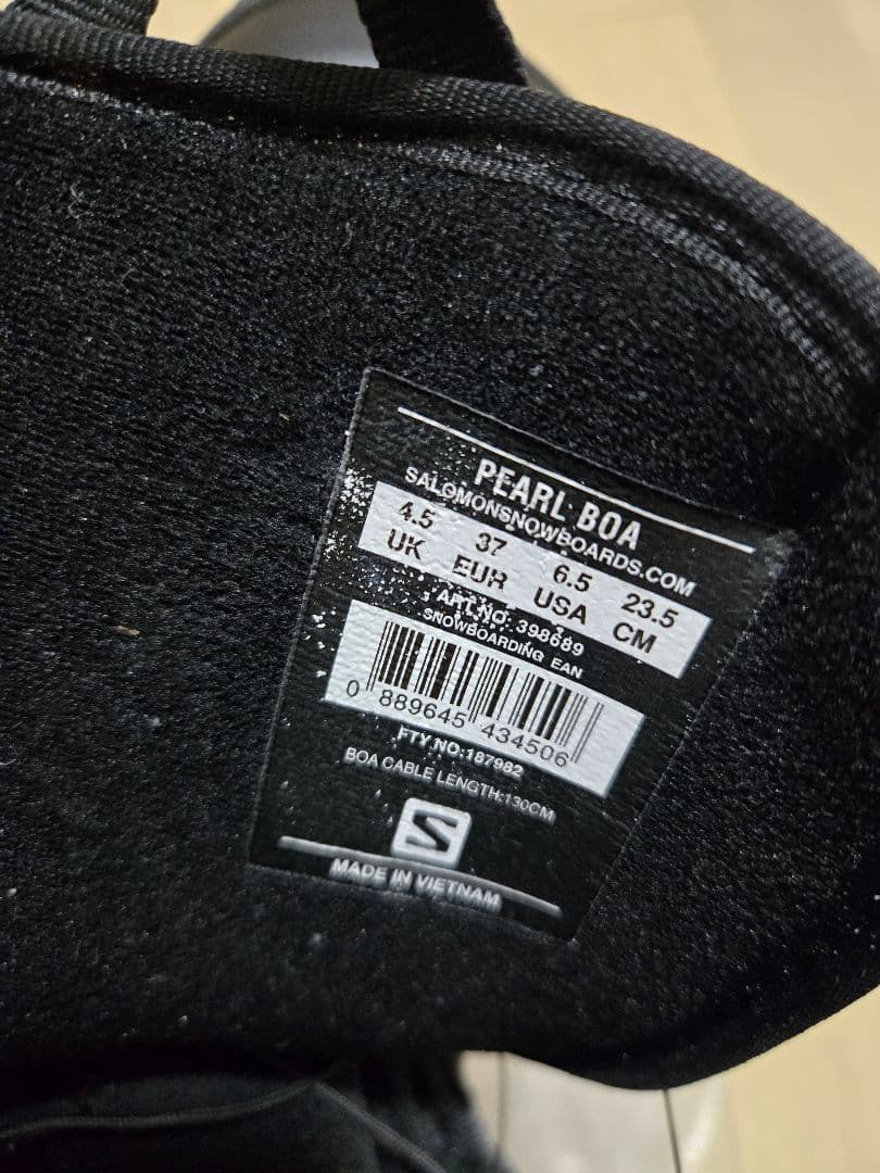 Salomon Pearl BOA スノーボードブーツ 23.5cm