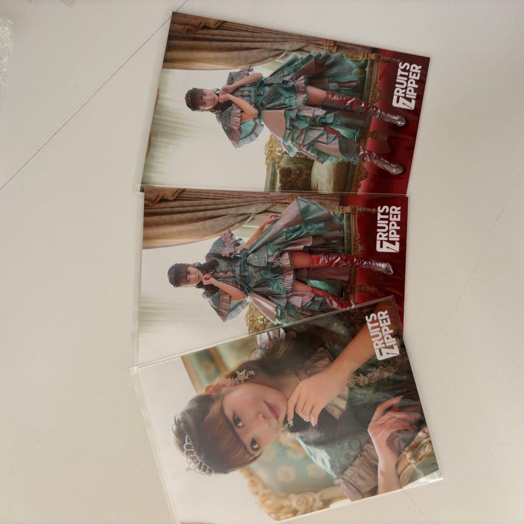 FRUITS ZIPPER るな推し活グッズ紫まとめ売り公式一式セット 仲川瑠夏