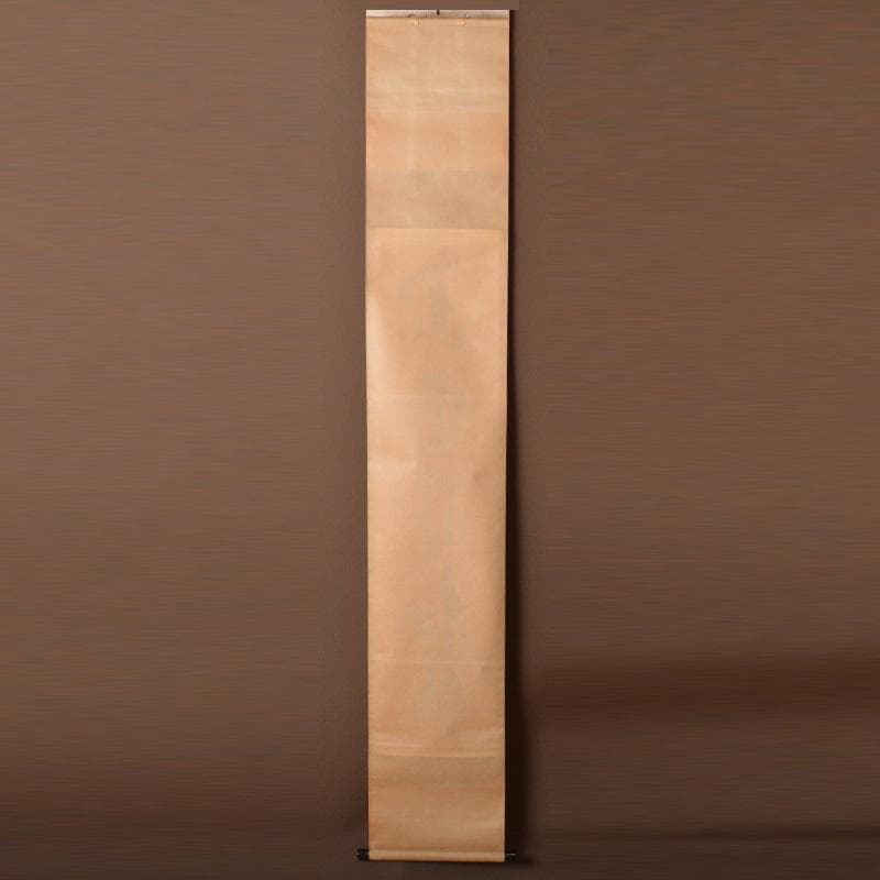 掛軸　前大徳　西垣宗興筆　一行書　「閑坐聴松風」　共箱　C　6341A