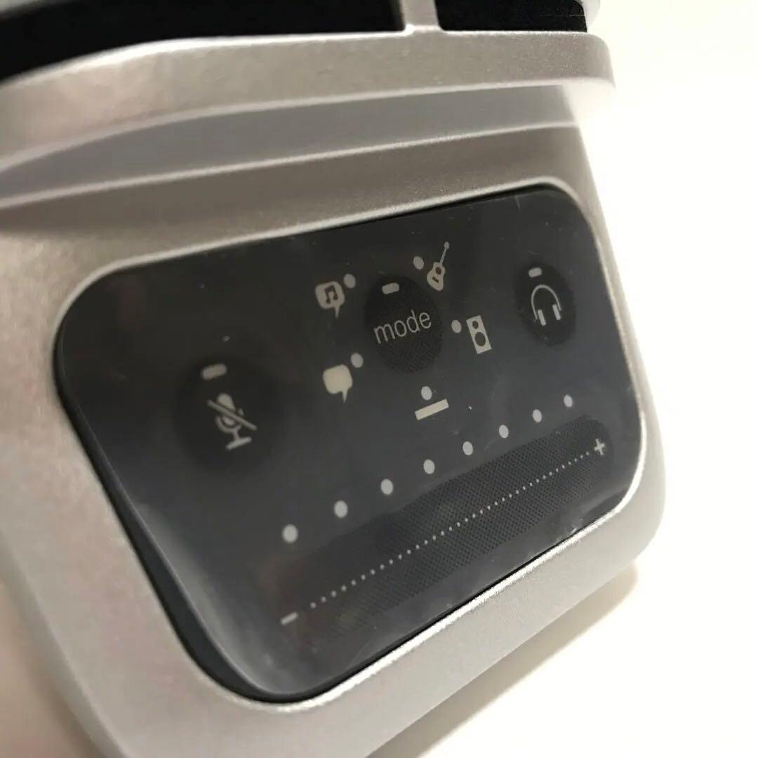 USB接続 コンデンサーマイク シルバー　動作確認済