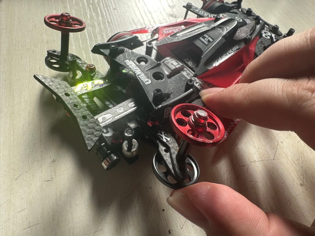 ミニ四駆　MSフレキ2台セット中古品 本日23:59分で削除します。