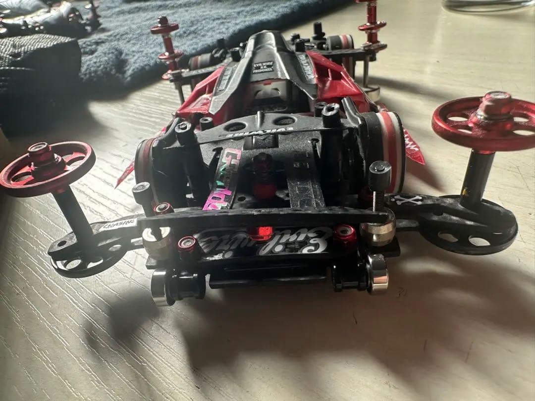 ミニ四駆　MSフレキ2台セット中古品 本日23:59分で削除します。