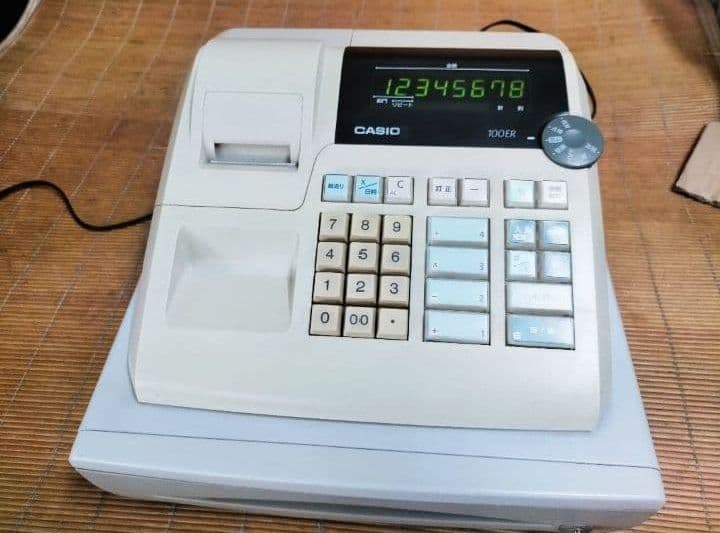 カシオレジスター　100ER　簡単便利特殊　送料込　000121