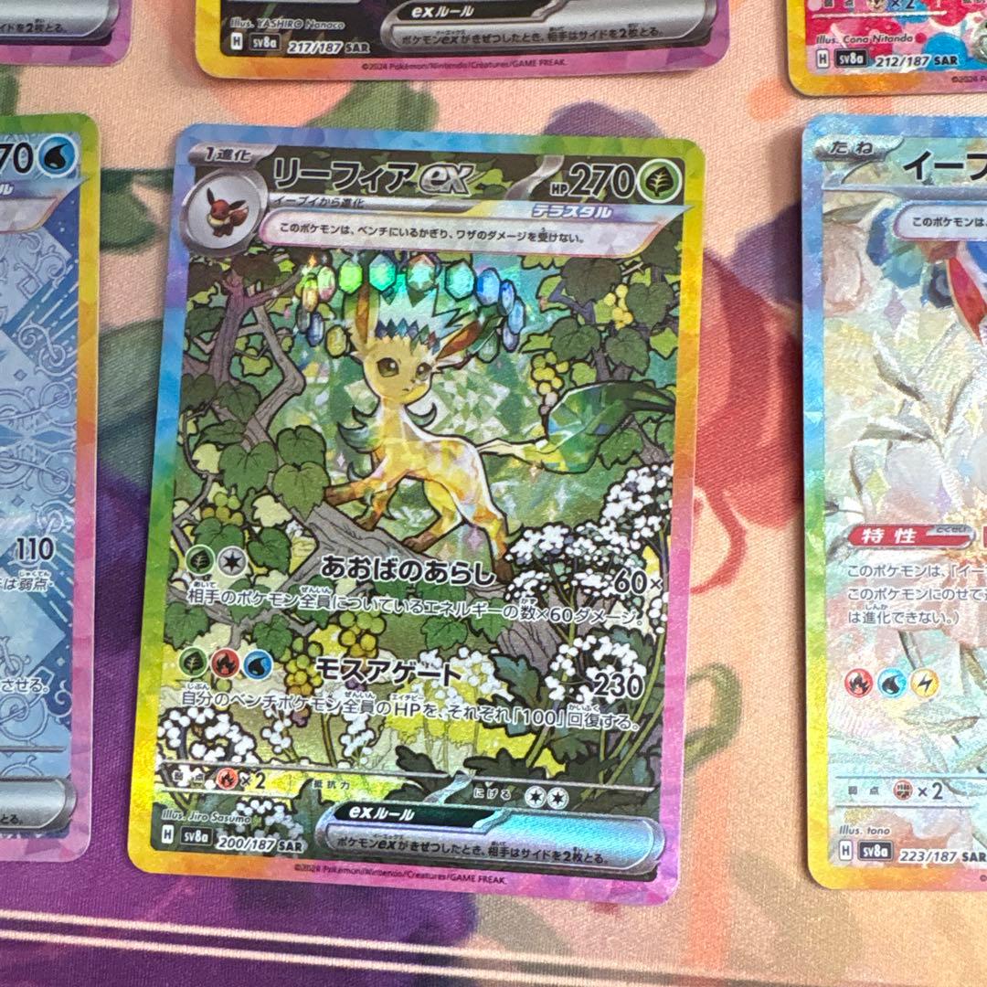 テラスタルフェス　ブイズ　10枚セット　sar ブラッキー