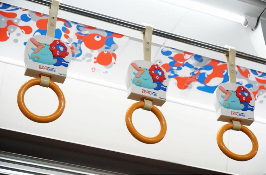 【即完売品！】万博 EXPO2025 ミャクミャク イコちゃん つり革レプリカ