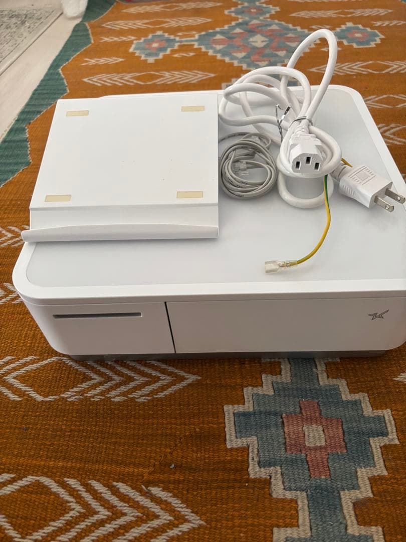 【美品】mPOP 10 WHITJPレジレシートプリンター　一体型