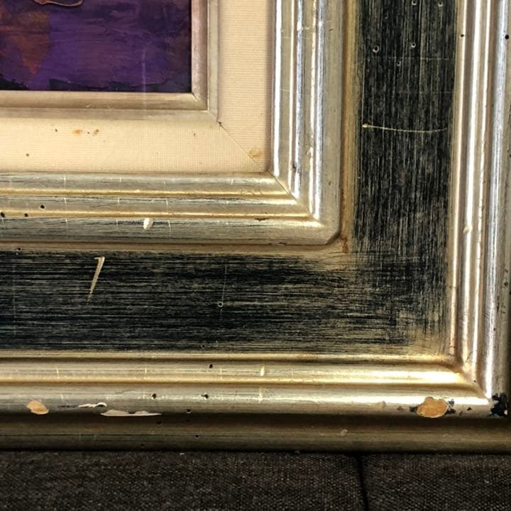 吉岡耕二　花　油絵 F10号　サロン ドートンヌ正会員　大阪出身　百貨店取扱