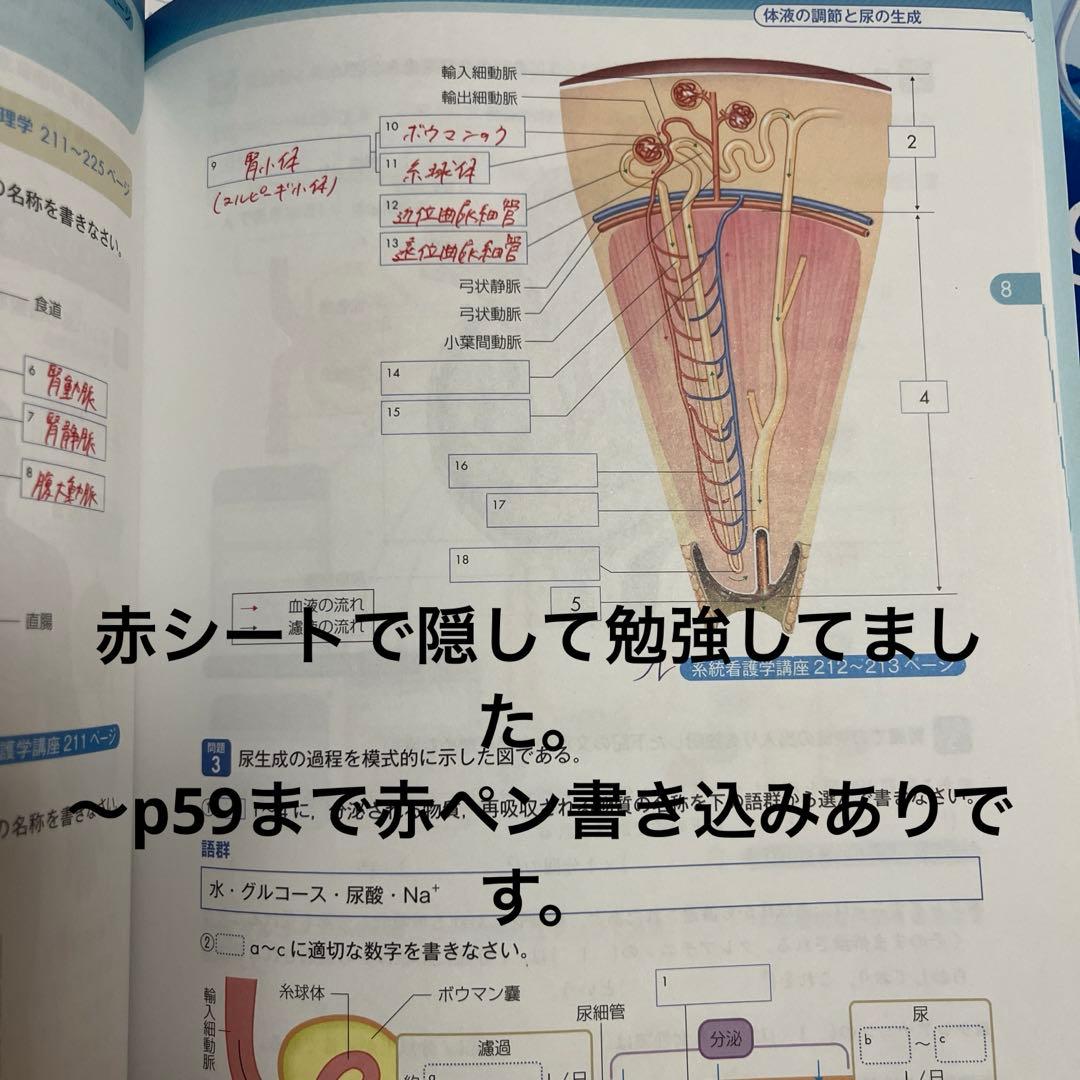 看護学校で使った本たち
