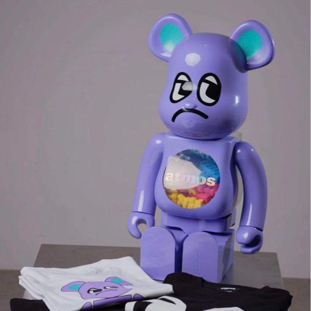 【新品】メディコムトイ ベアブリック atmos × BADMOOD 1000％