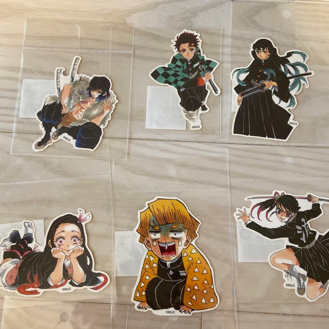 鬼滅の刃　ダイカットステッカー　14枚セット
