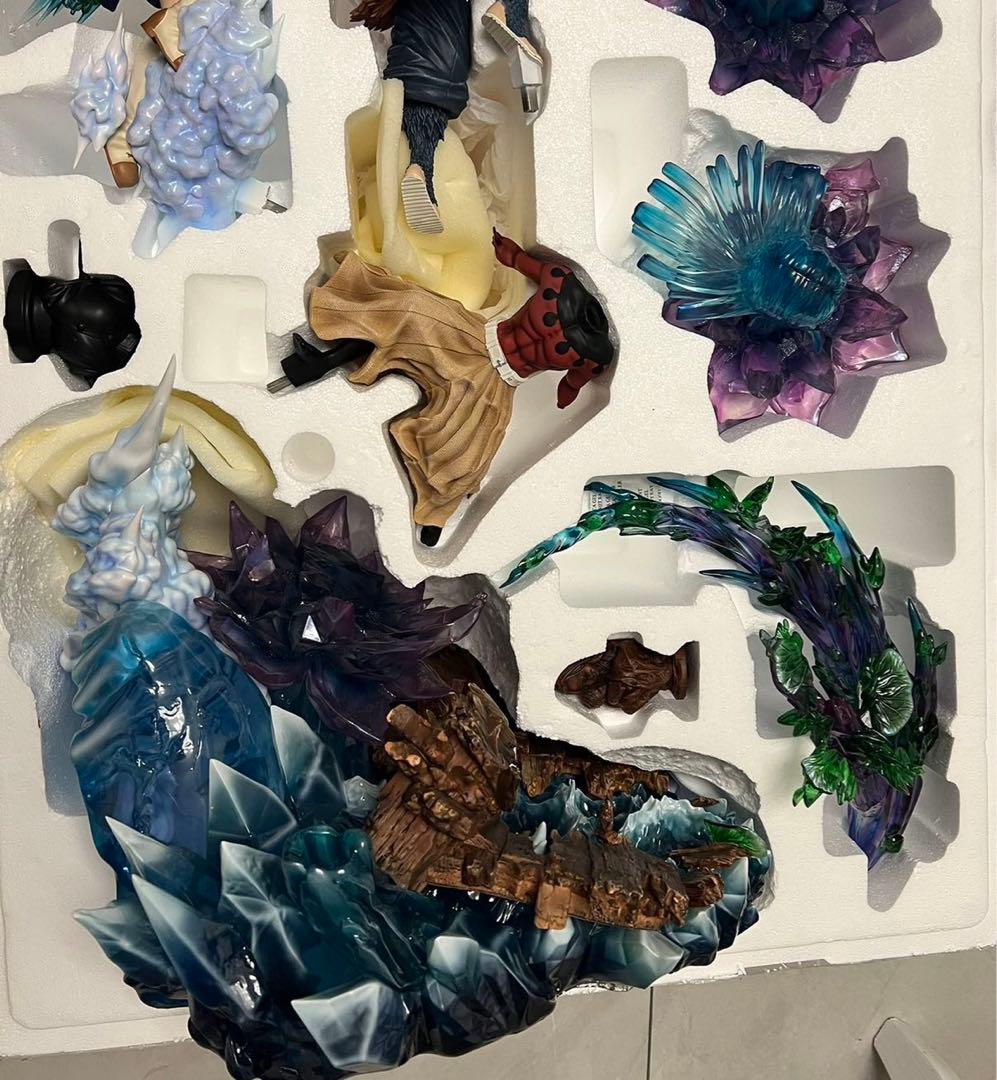 鬼滅の刃 嘴平 伊之助 栗花落カナヲ フィギュア ガレージキット