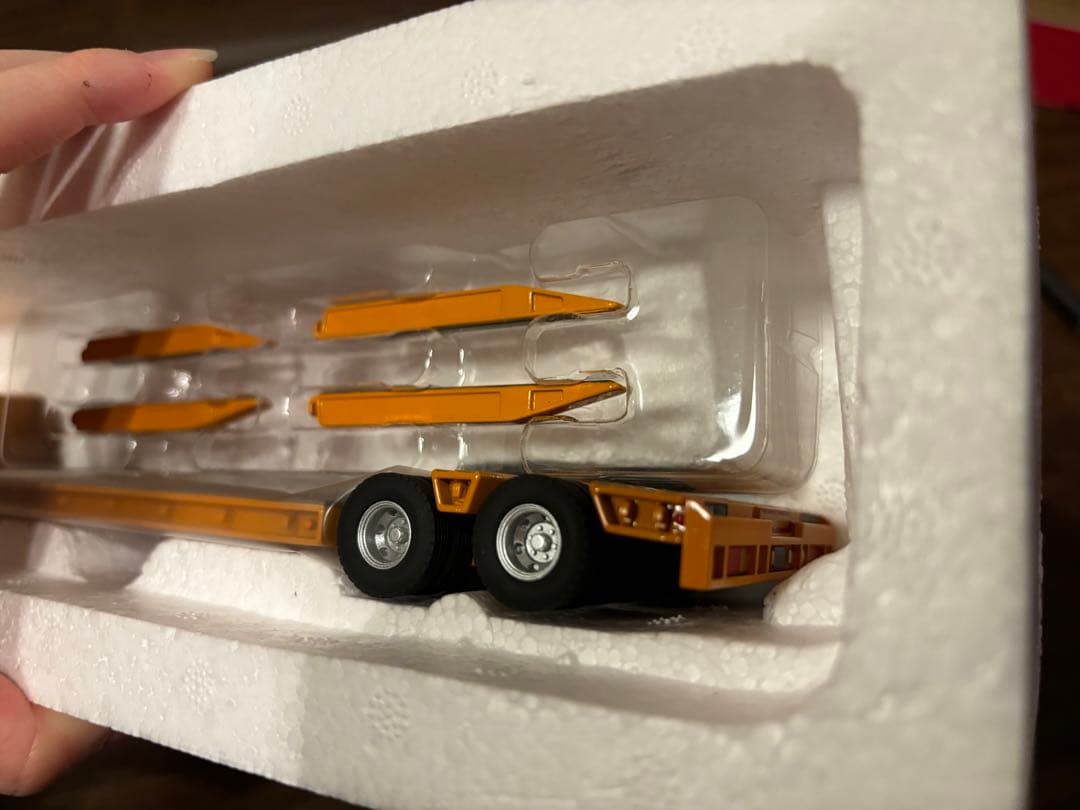 ケンクラフト　1/50 SS 6×4 ハイルーフ現行&16輪中低床トレーラ