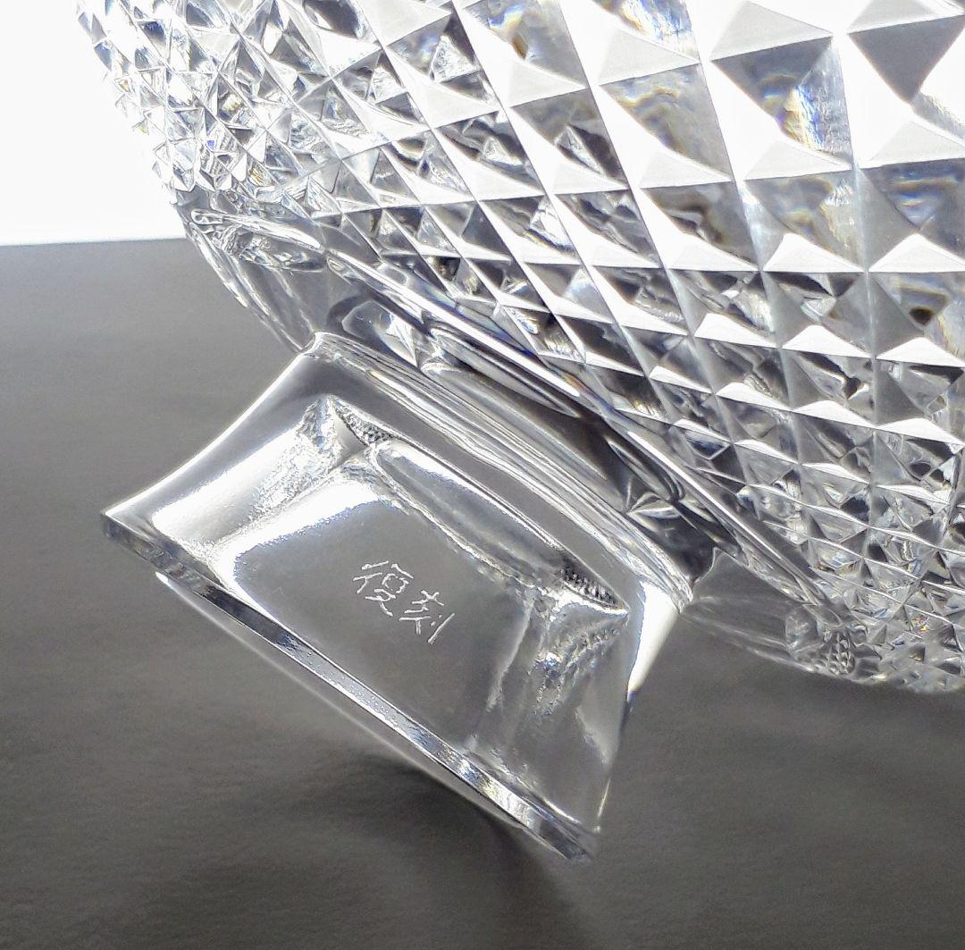 江戸切子　復刻シリーズ「切子三ツ組盃 」亀井硝子　サントリー美術館 協力