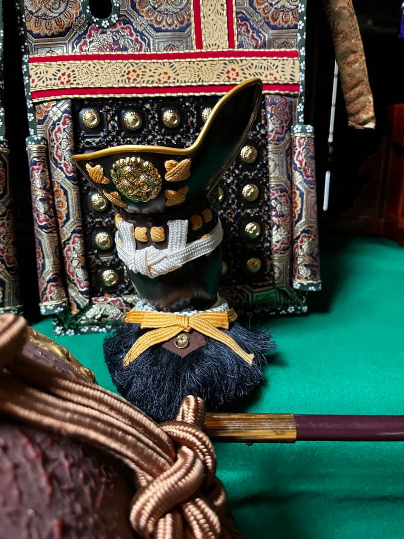 五月人形　大将人形　兜