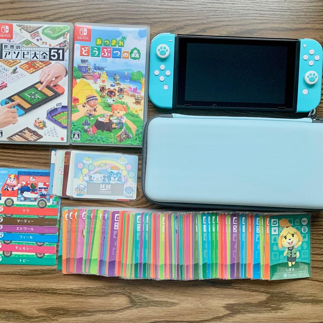 任天堂 Switch 本体 あつ森 ソフト amiibo SP コンプ セット