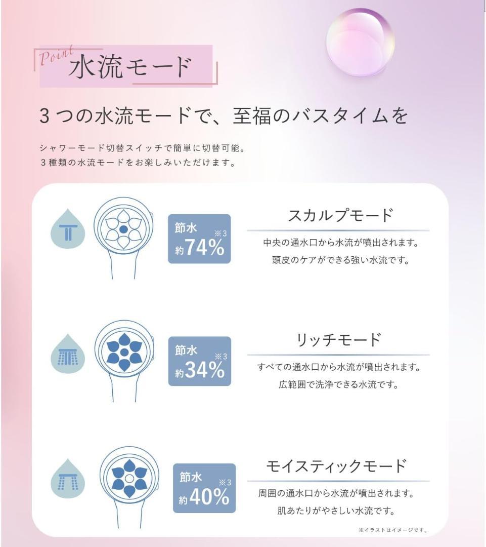 hibino rich moist shower シャワーヘッド