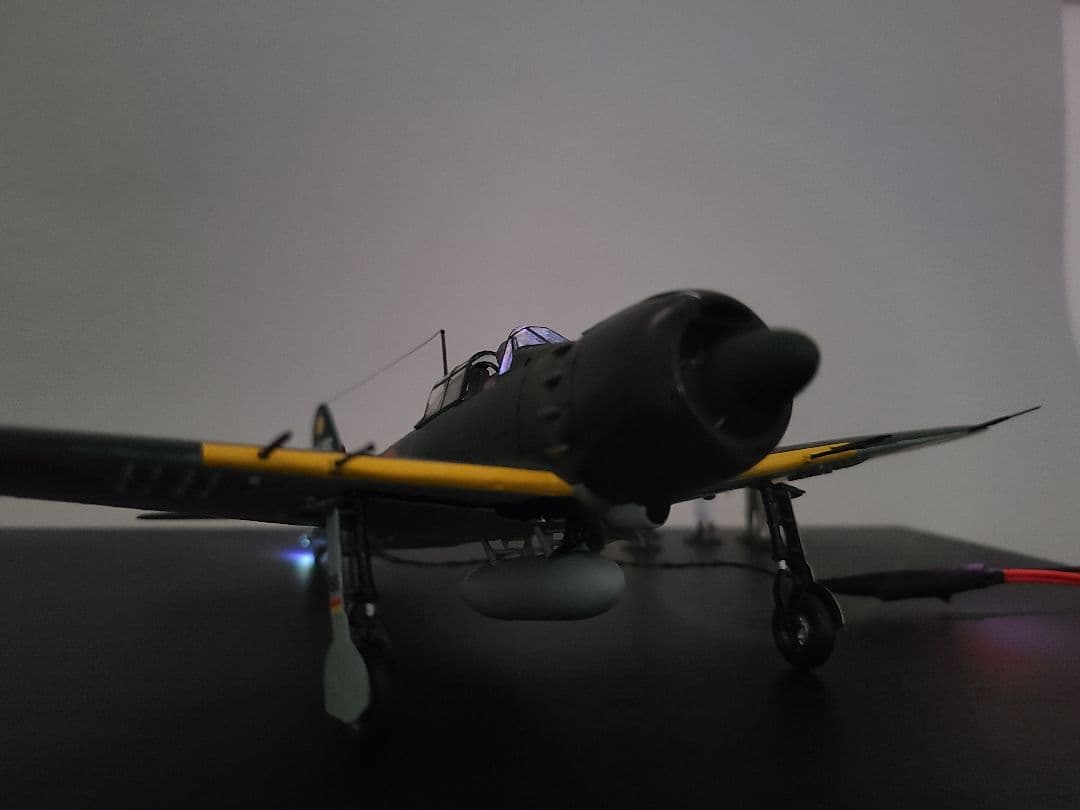 零式艦上戦闘機五二型 タミヤ1/48 LEDモデル完成品