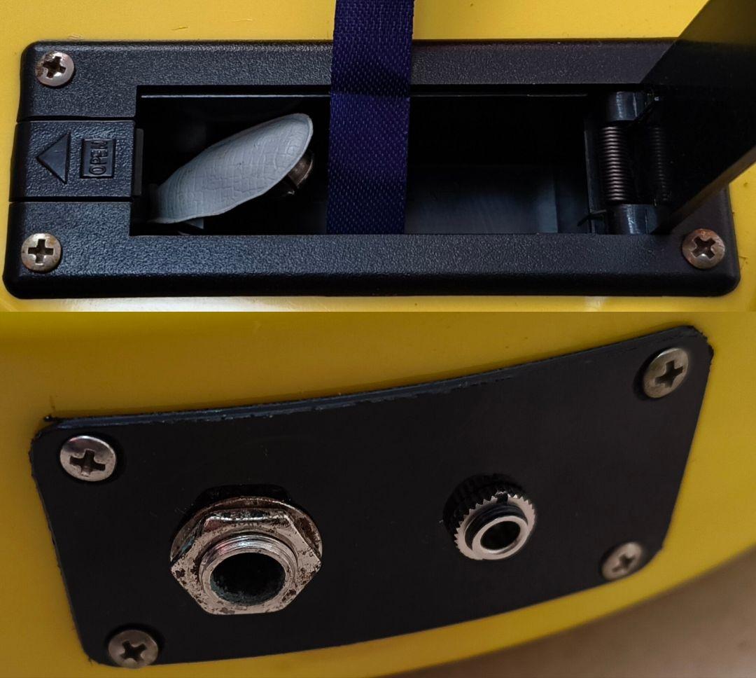 【美品】ZO-3 イエロー アンプ内蔵ミニギター ヘッドフォン端子付き！