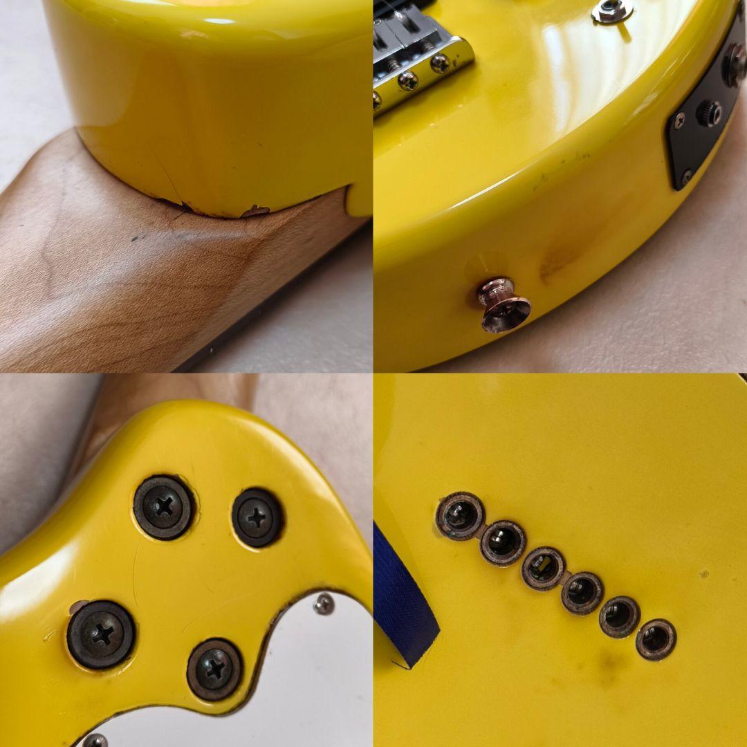 【美品】ZO-3 イエロー アンプ内蔵ミニギター ヘッドフォン端子付き！