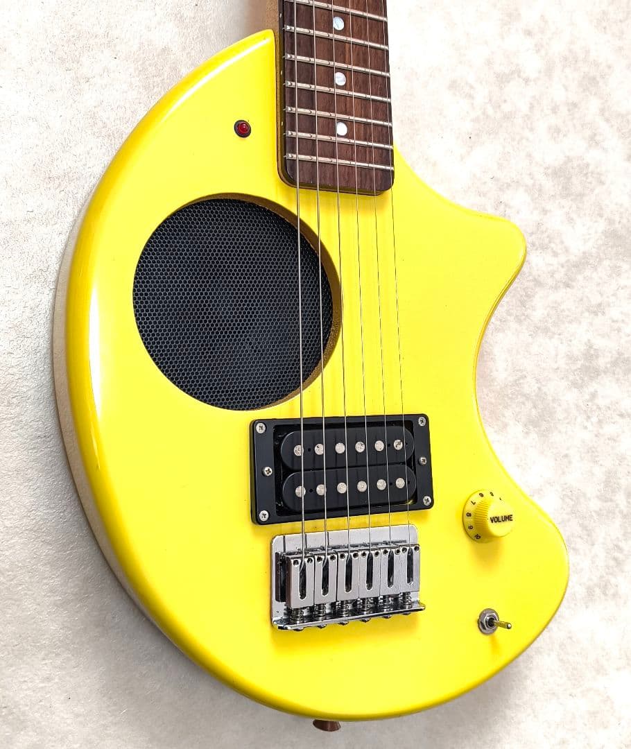 【美品】ZO-3 イエロー アンプ内蔵ミニギター ヘッドフォン端子付き！