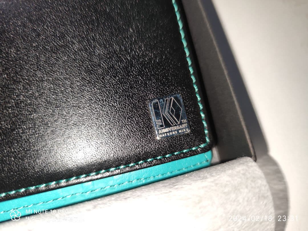 初音ミク 10周年 記念 本革 長財布 未使用 スペシャルカード付き