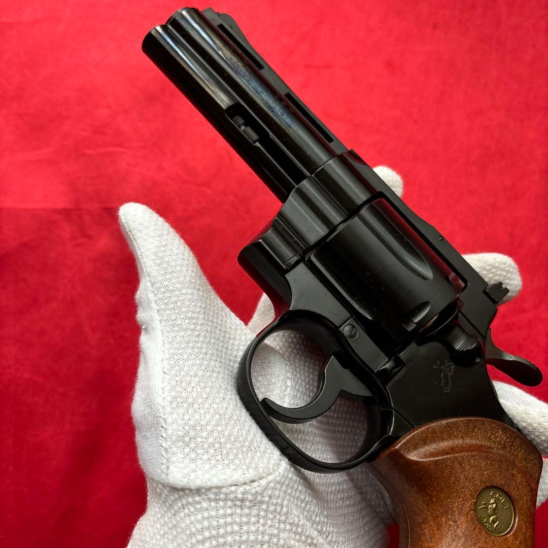 タナカ　コルトパイソン4インチ　ジュピターフィニッシュ　ガスリボルバー