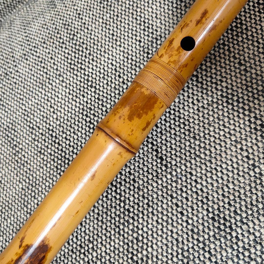 【琴古流】尺八 【康亘】 在銘 和楽器 時代物 全長66.5cm 二尺二寸