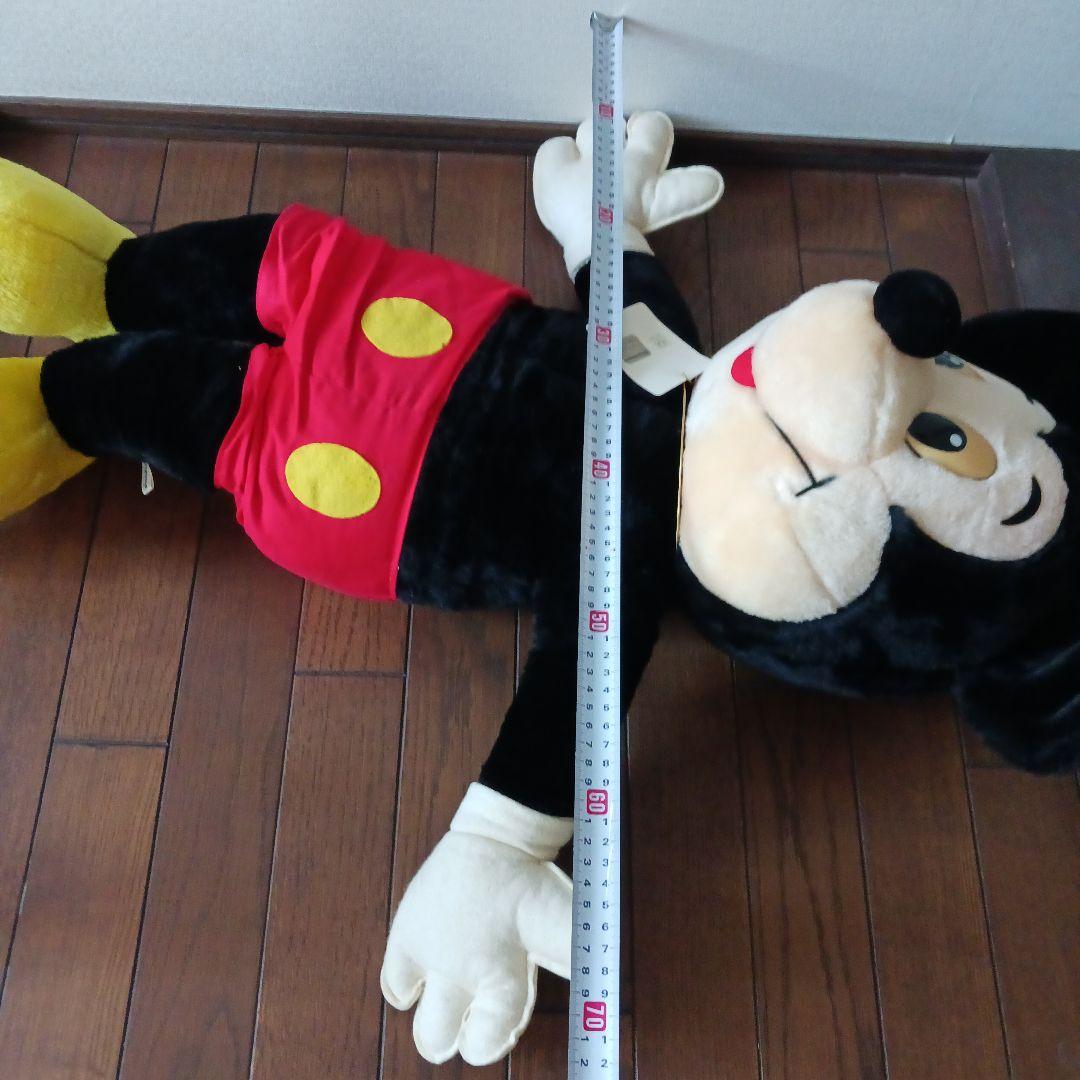 東京ディズニーランド　ミッキーマウス　ぬいぐるみ　昭和レトロ　BIG
