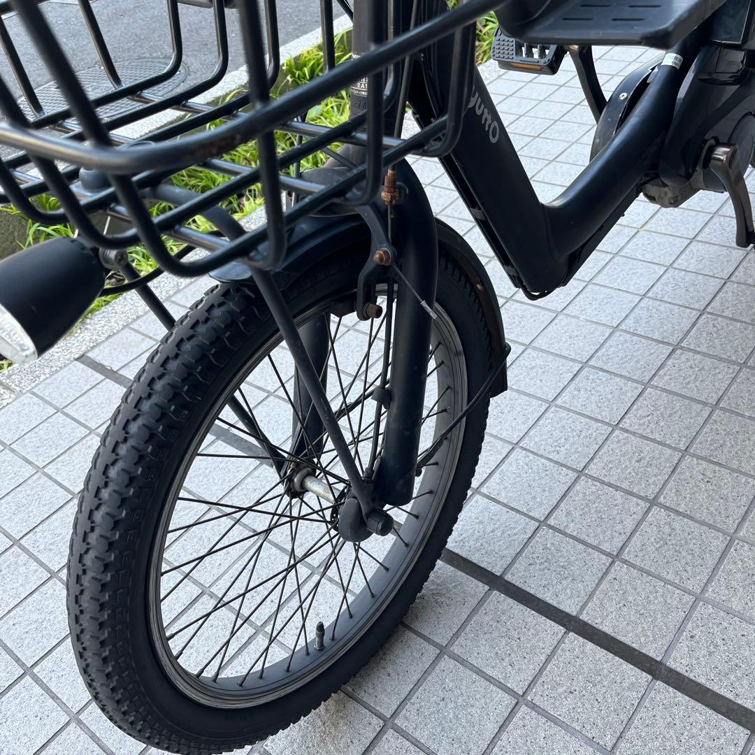パナソニック 電動アシスト自転車 ギュットアニーズ 前後チャイルドシート付 黒