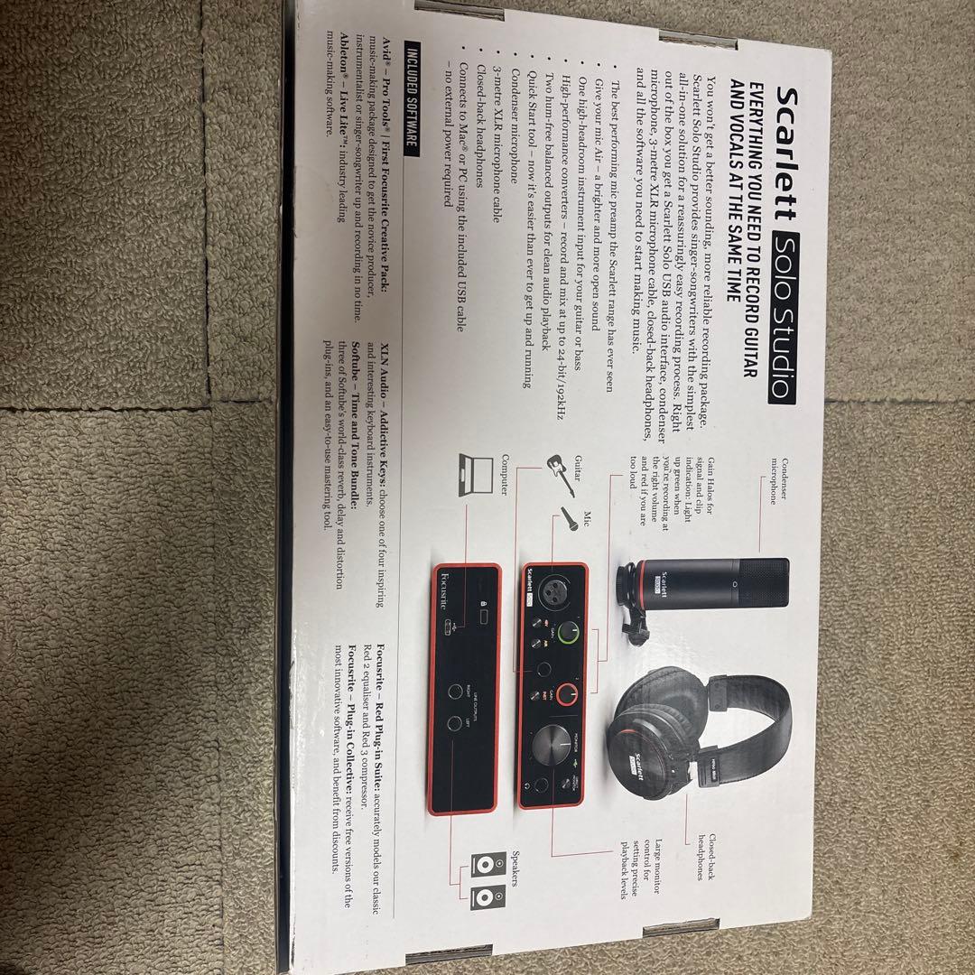 Scarlett Solo Studio オーディオインターフェイスセット