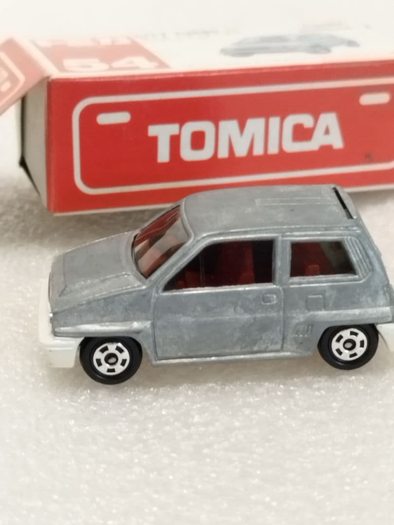 トミカ赤箱　No54　ホンダ　シティターボⅡ　無塗装